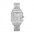 Limited Edition Deco Diamond Pav&eacute Jubilee Stainless Watch