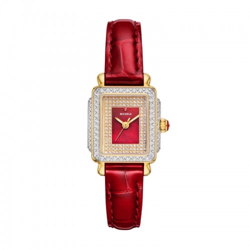 Special Edition Deco Mini Two-Tone 18K Gold-Plated Diamond Pavé Dial Watch