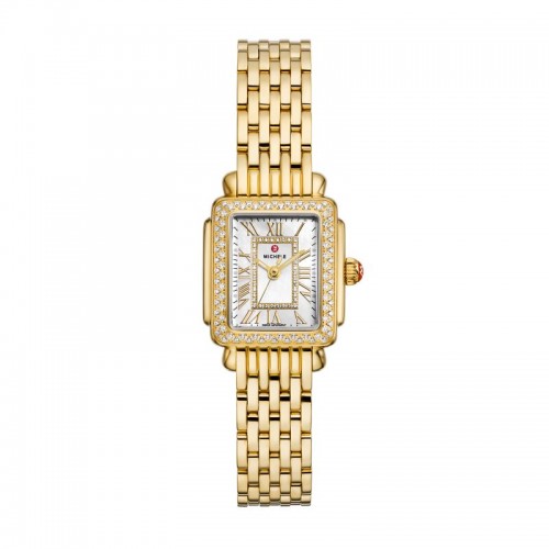 Deco Madison Mini Diamond 18K Gold-Plated Watch