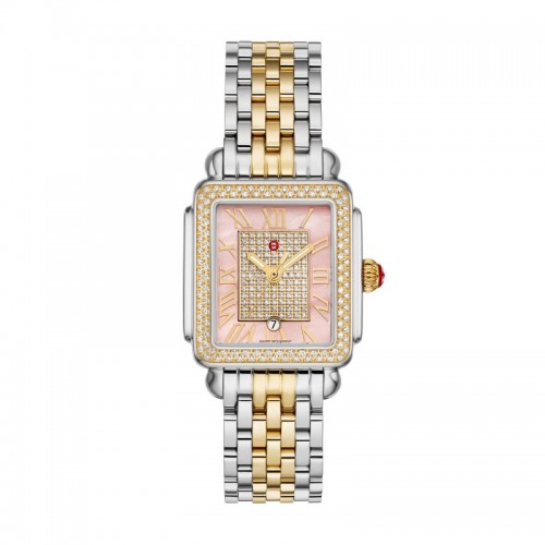 Limited Edition Deco Madison Mid Two-Tone 18K Gold-Plated Diamond Watch