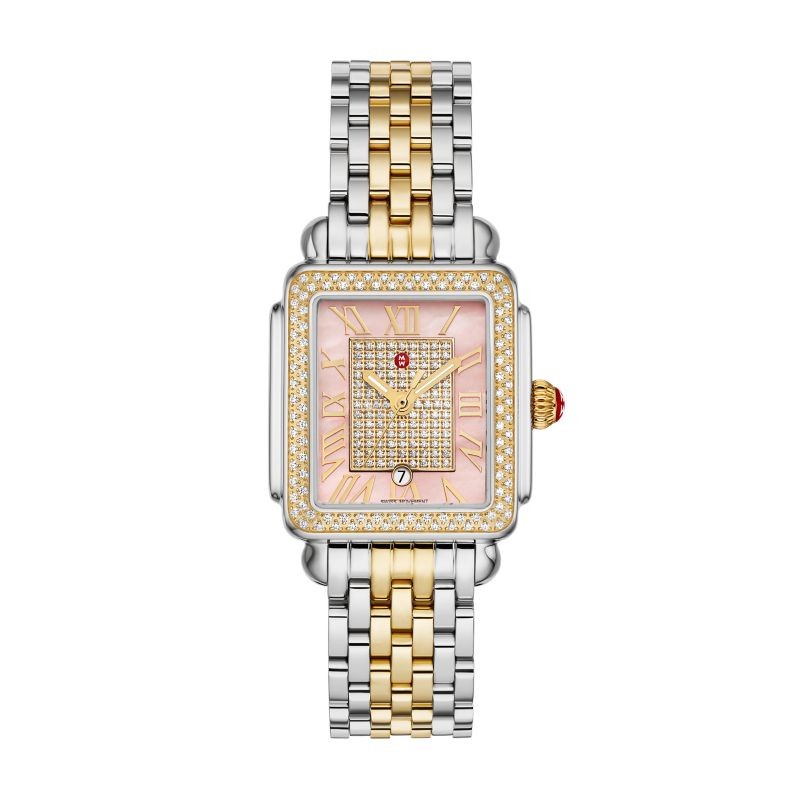 Limited Edition Deco Madison Mid Two-Tone 18K Gold-Plated Diamond Watch