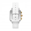 Deco Sport Chronograph Gold-Plated White Silicone Watch