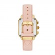 Deco Sport Chronograph 18K Gold-Plated Ballet Pink Silicone Watch