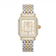 Deco Madison Diamond Two-Tone 18K Gold Diamond Dial Watch
