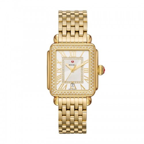 Deco Madison 18K Gold Diamond Watch