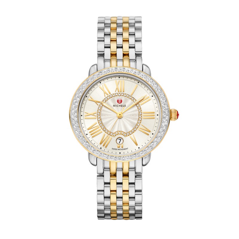 Serein Mid Two-Tone 18K Gold Diamond Watch