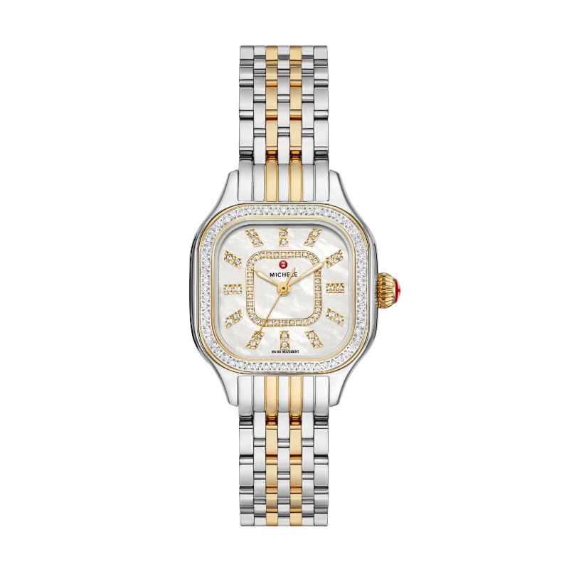 Meggie Two-Tone Diamond Stainless Steel Watch
