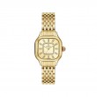 Michele Meggie 18K Gold-Plated Diamond Dial Watch