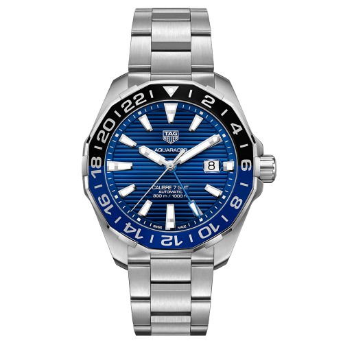 Aquaracer 300M Aluminum Bezel Calibre 7 Automatic GMT Watch