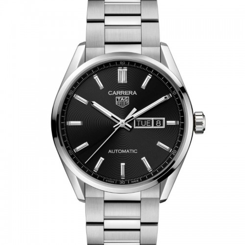 TAG Heuer Carrera Calibre 5 Automatic Mens Black Steel Watch